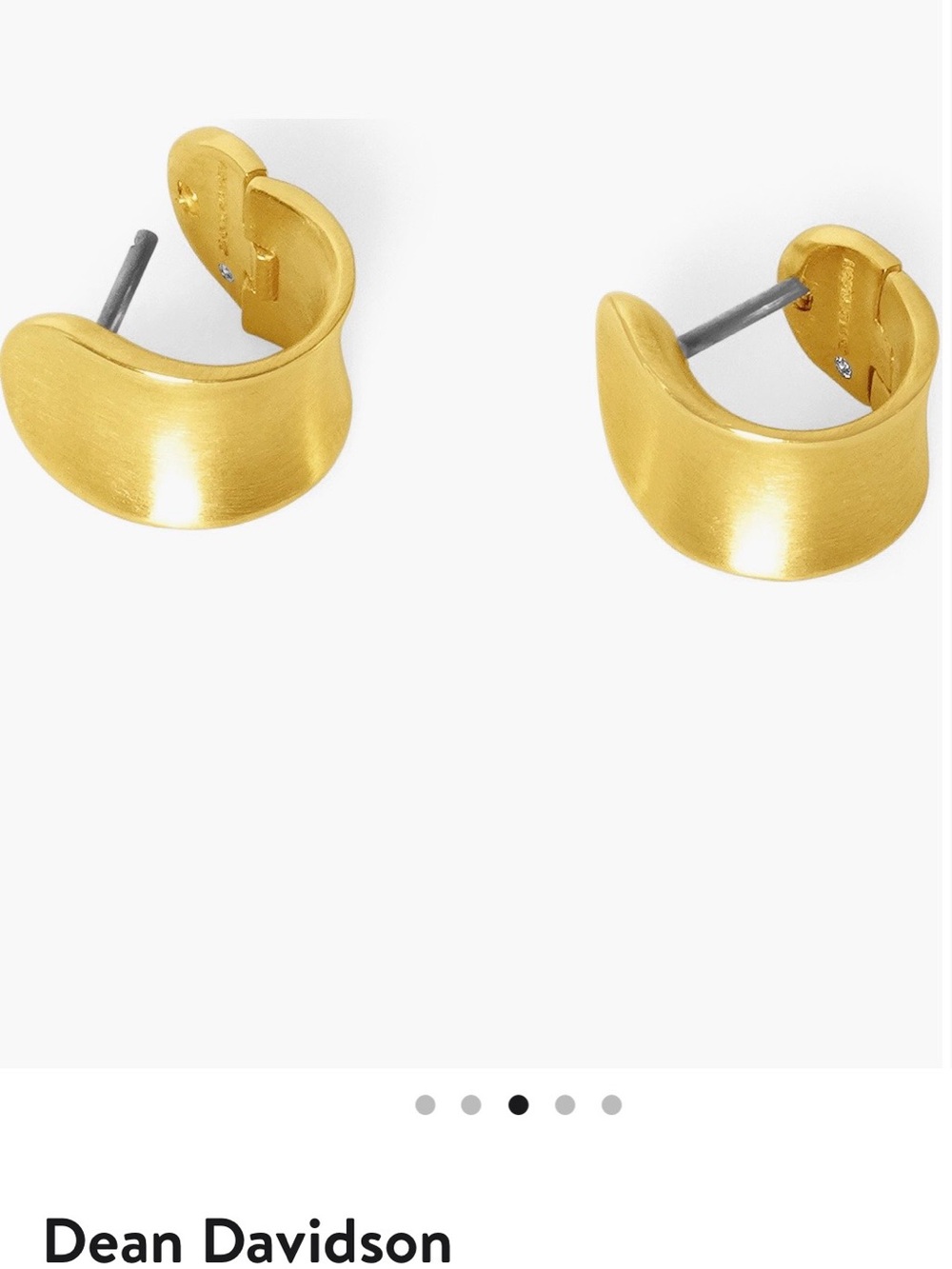 Dean Davidson Mini Sol Huggie Hoop Earrings View 2